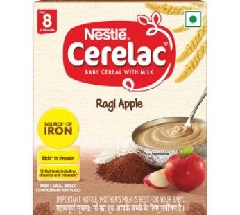 Nestlé CERELAC Baby Cereal with Milk Ragi Apple upto 8Months 300gm BIBPack Stage-2