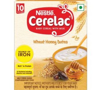 Nestlé CERELAC Baby Cereal with Milk Wheat Honey Dates upto 10Months 300gm BIB Pack stage-3