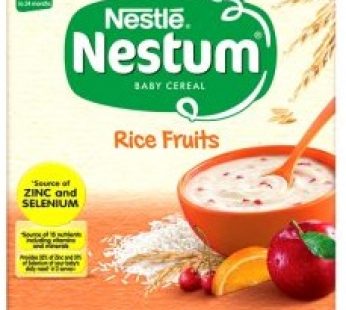 Nestlé NESTUM Baby Cereal From 10 to 24 months RiceFruits 300gm Bag in Box Pack Stage-3