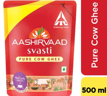 Aashirvaad Svasti Pure Cow Ghee 500ml Pouch