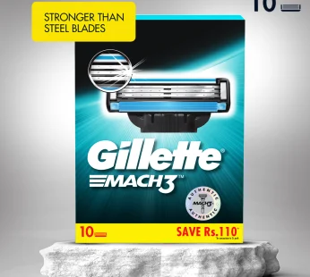 Gillette Mach 3 Turbo Blades-Pack of 10