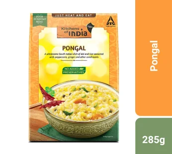 Kitchens of India Ready to Eat PONGAL – Heat and Eat, Indian Meal